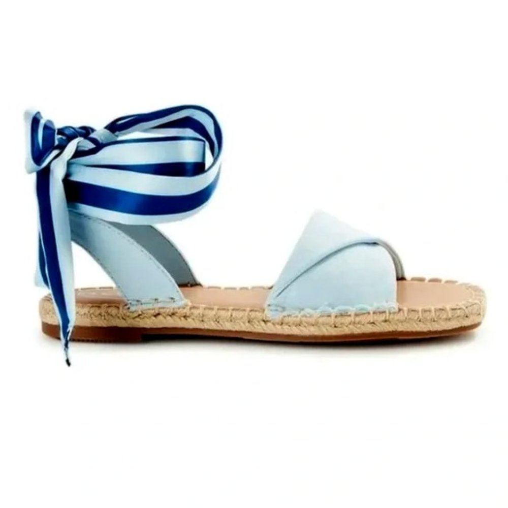 Scoop Womens Ribbon Ankle Tie Espadrille (10)